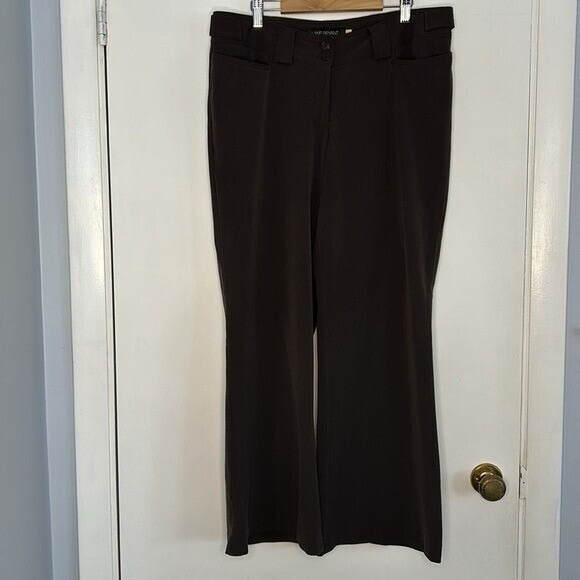 Lane Bryant Pants - Lane Bryant Petite 1 Large Brown Wide Leg Dress Pants Trousers Neutral Office